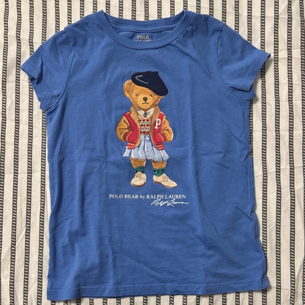 Polo by Ralph Lauren Kids Blue Bear T-Shirt